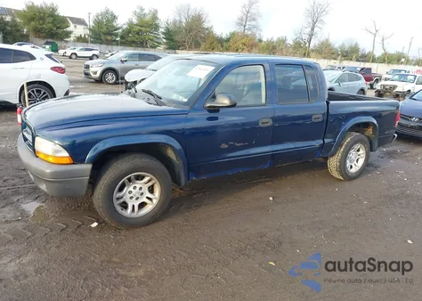 2003 Dodge Dakota Sport/Sxt from USA, damaged, VIN 1D7HL38X53S333080